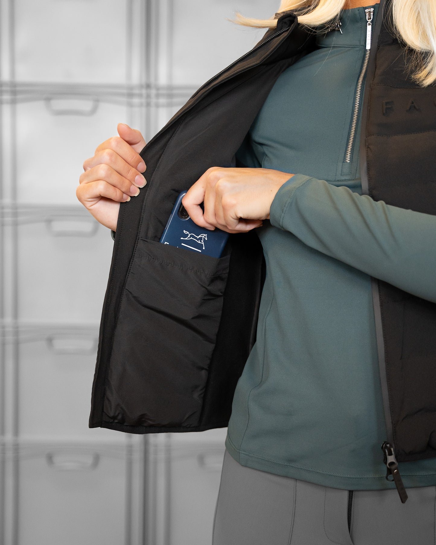 Fager Alexa Hybrid Vest Black