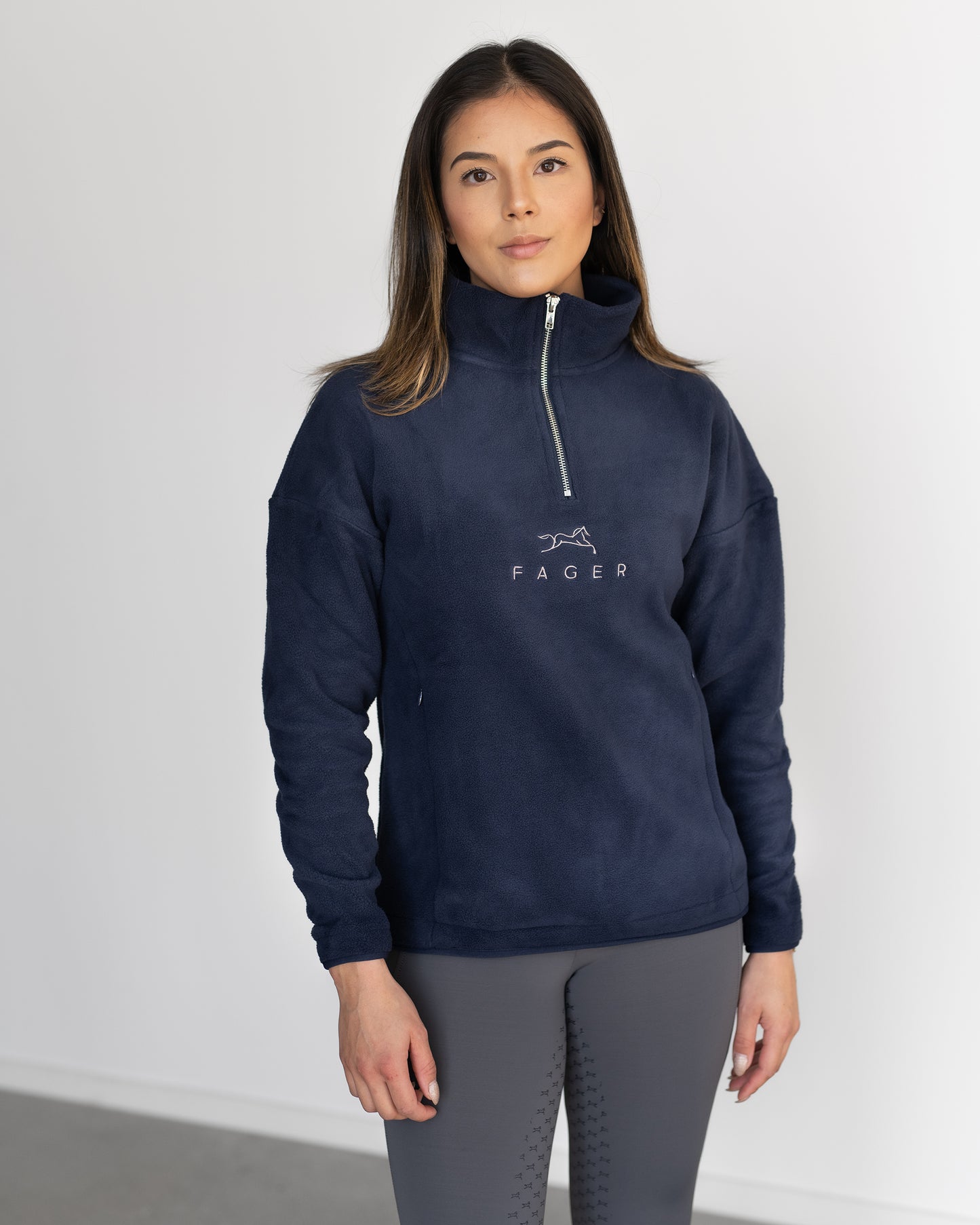 Fager Molly Half Zip Fleece Navy