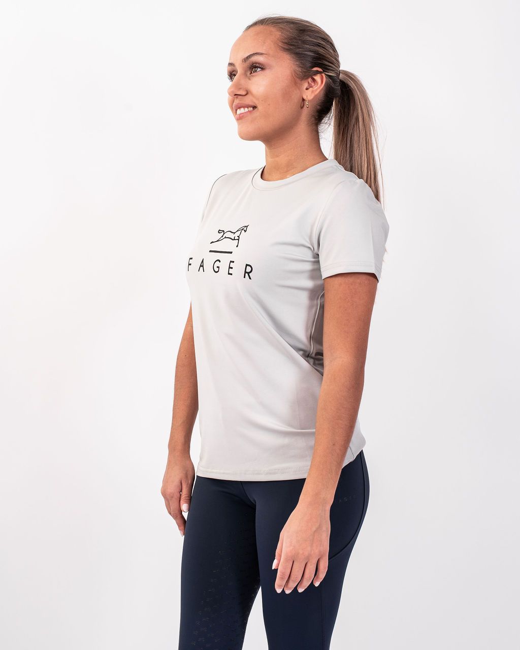 Fager Fia Short Sleeve T-shirt Grey