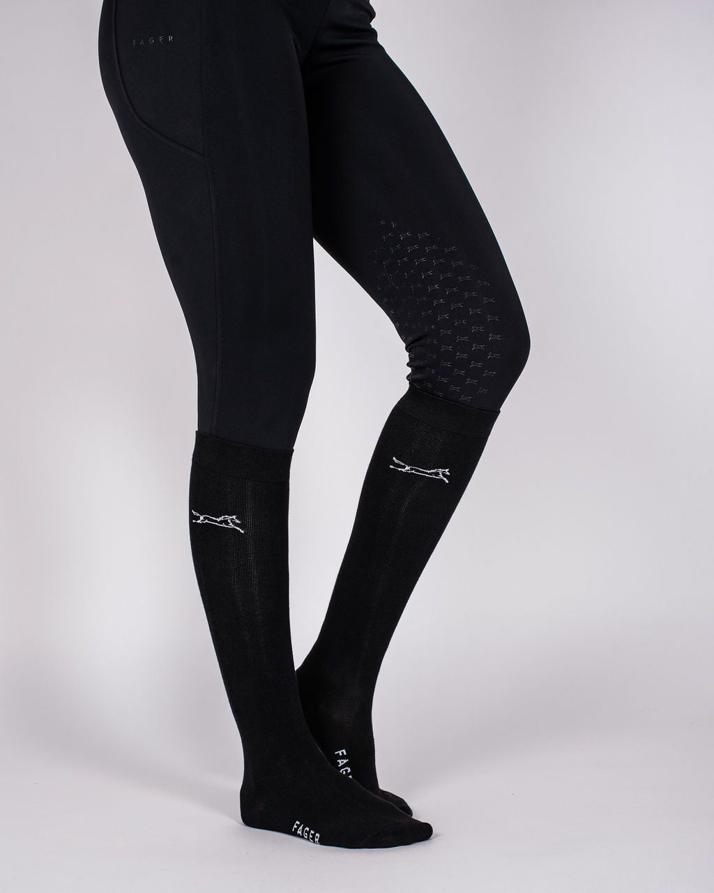 Fager Robin Riding Socks Black