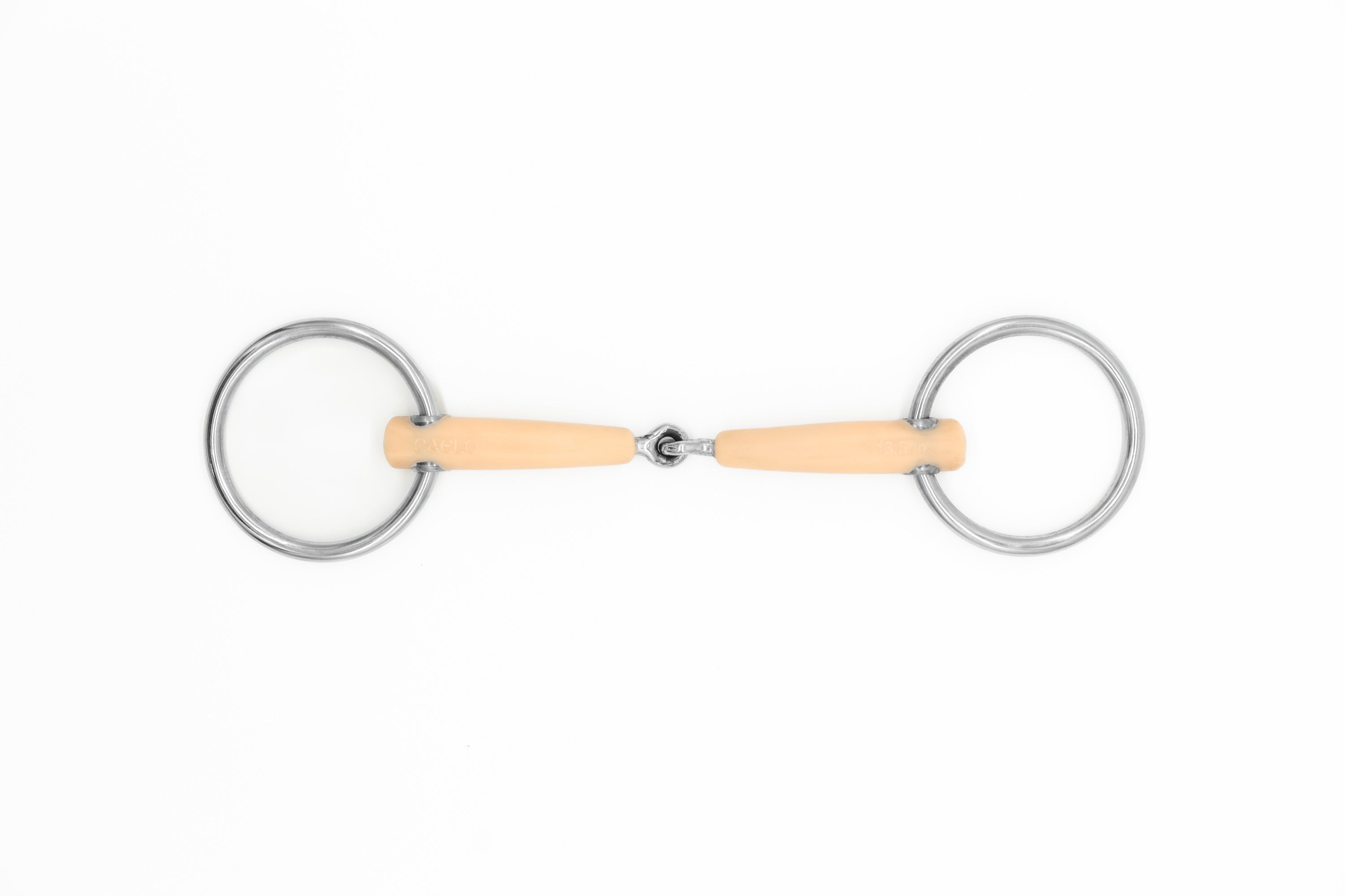 Caelo Rose Single Joint Loose Ring Bradoon Bit