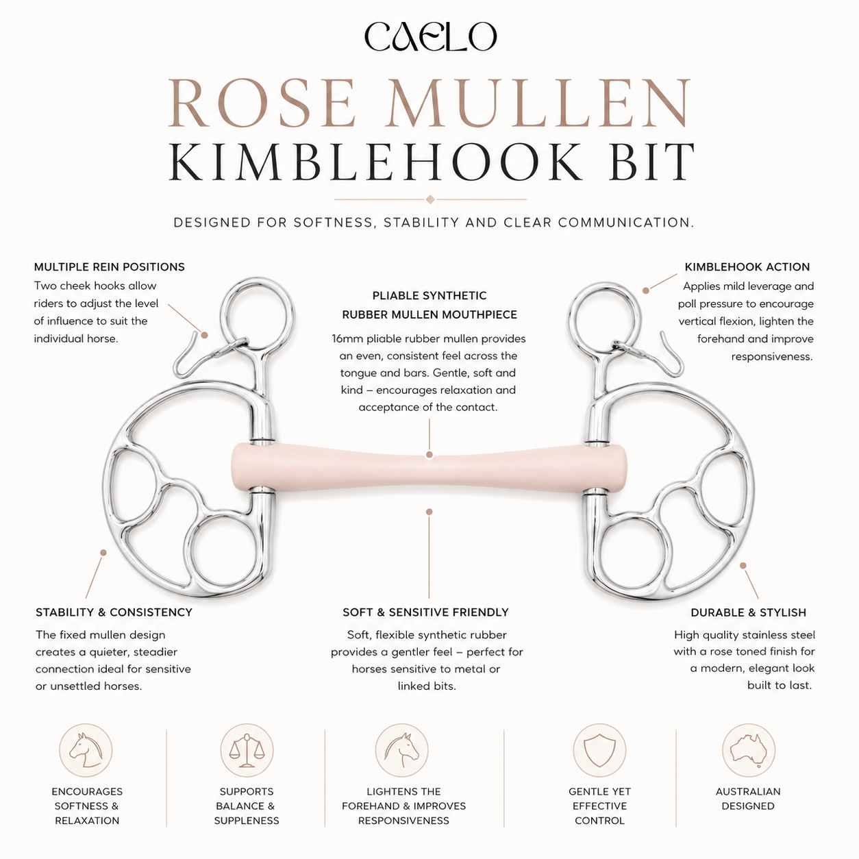 Caelo Rose Mullen Kimblehook Bit