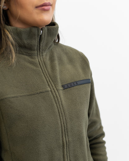 Fager Astrid Full Zip Fleece Green