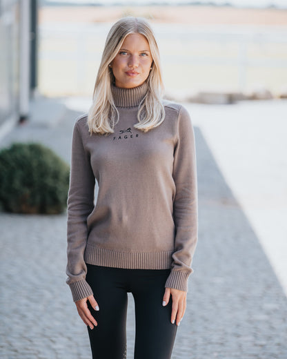 Fager Jackie Turtleneck Sweater Beige