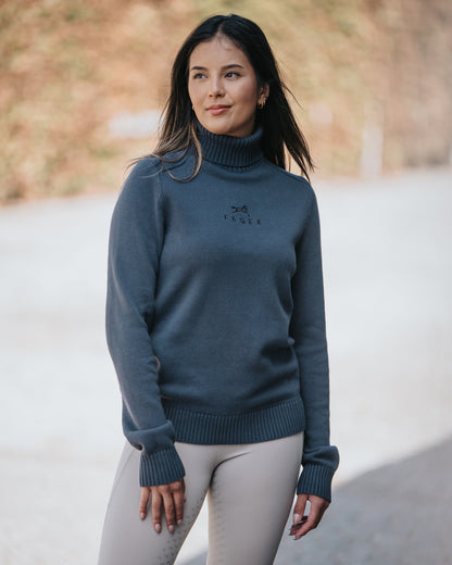 Fager Jackie Turtleneck Sweater Blue