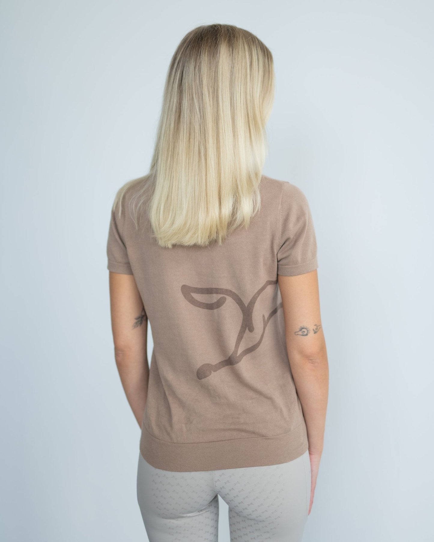 Fager Blake Polo Shirt Latte - Horse Bit Emporium