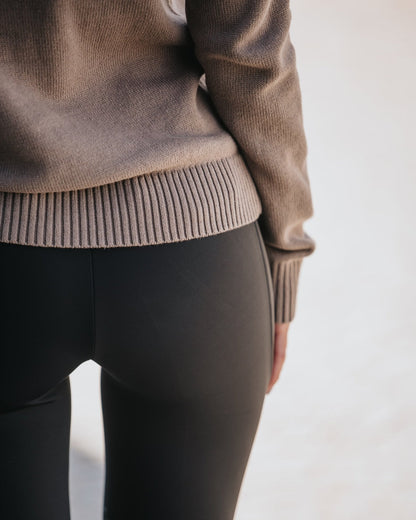 Fager Emily Crew Neck Sweater Unisex Beige - Horse Bit Emporium