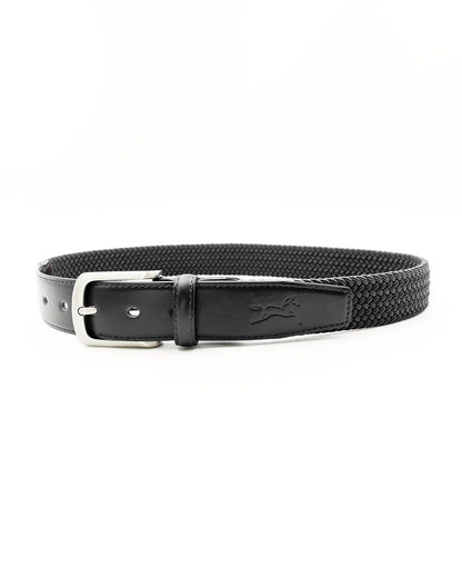 Fager Elastic Leather Belt Black/Black