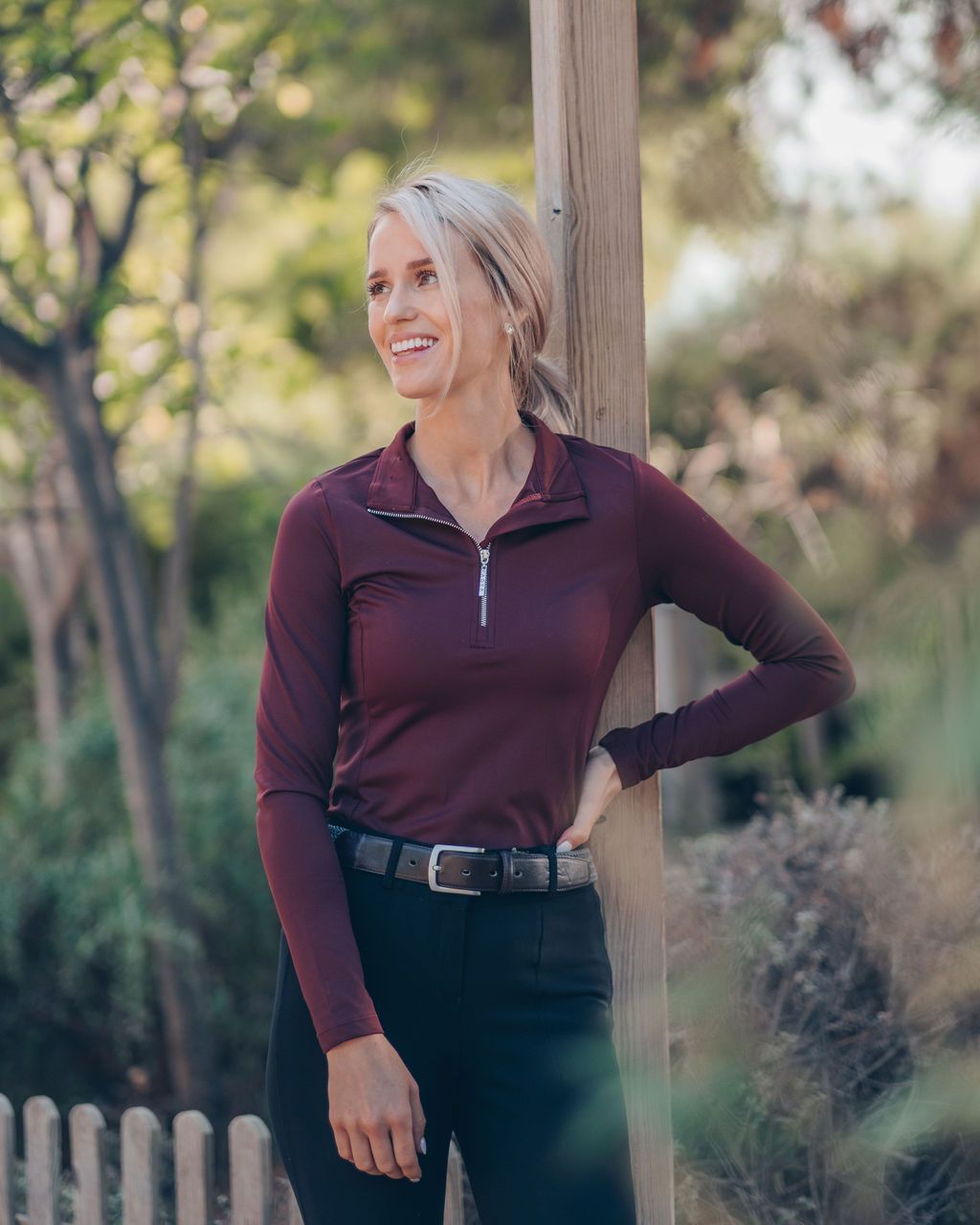 Fager Emma Long Sleeve Burgundy