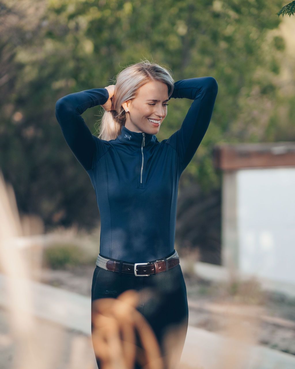 Fager Emma Long Sleeve Navy