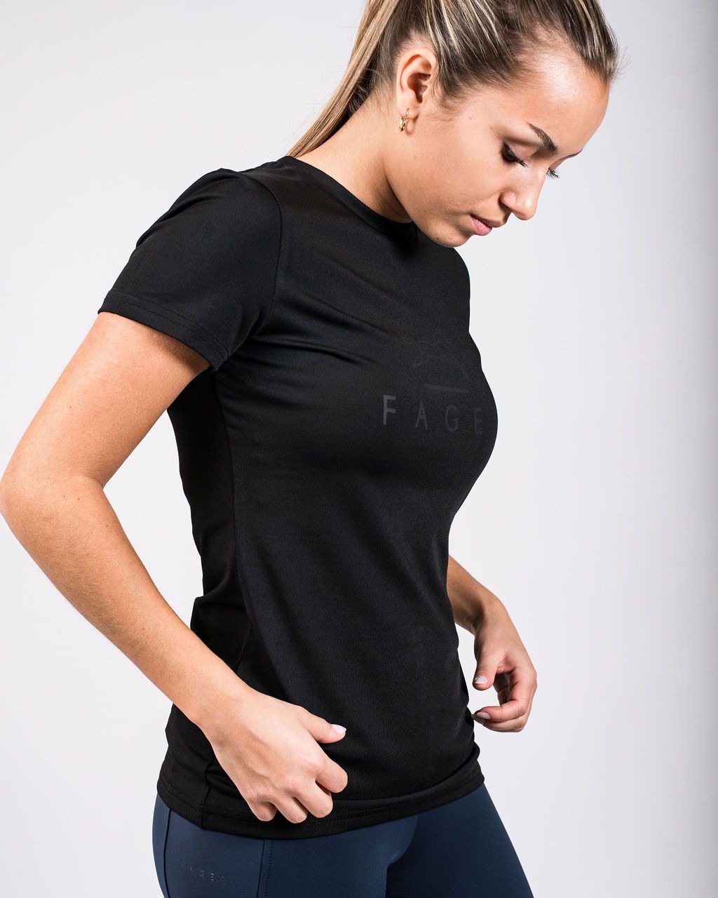 Fager Fia Short Sleeve T-shirt Black