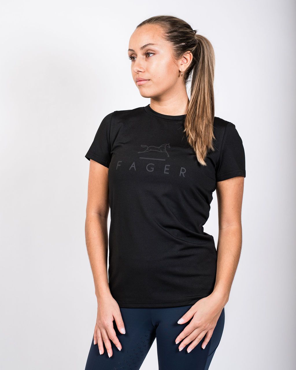 Fager Fia Short Sleeve T-shirt Black
