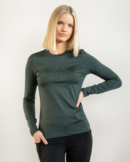 Fager Ida Long Sleeve T-Shirt Dark Green