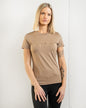 Fager Ida Short Sleeve T-Shirt Dark Beige