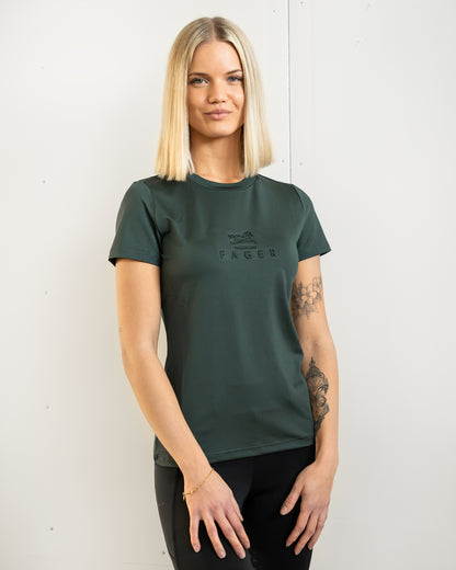 Fager Ida Short Sleeve T-Shirt Dark Green