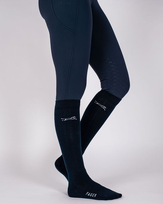 Fager Robin Riding Socks Navy