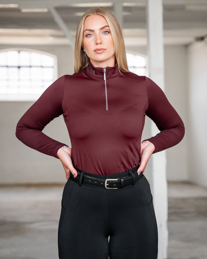 Fager Emma Long Sleeve Burgundy