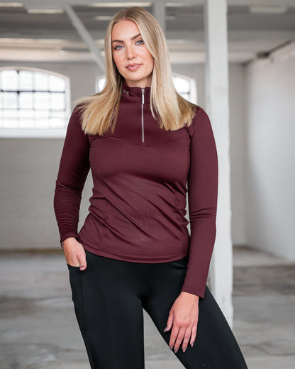 Fager Emma Long Sleeve Burgundy