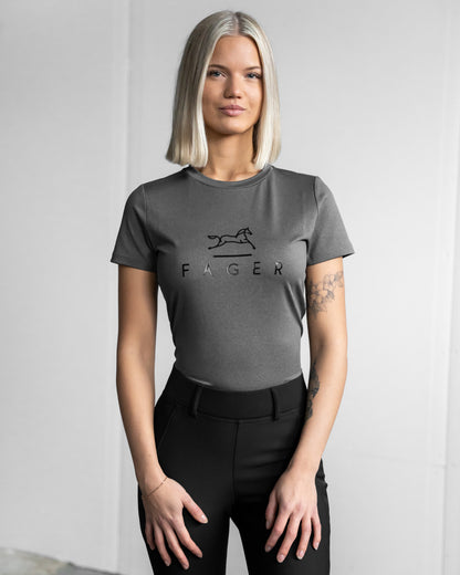 Fager Fia Short Sleeve Dark Grey