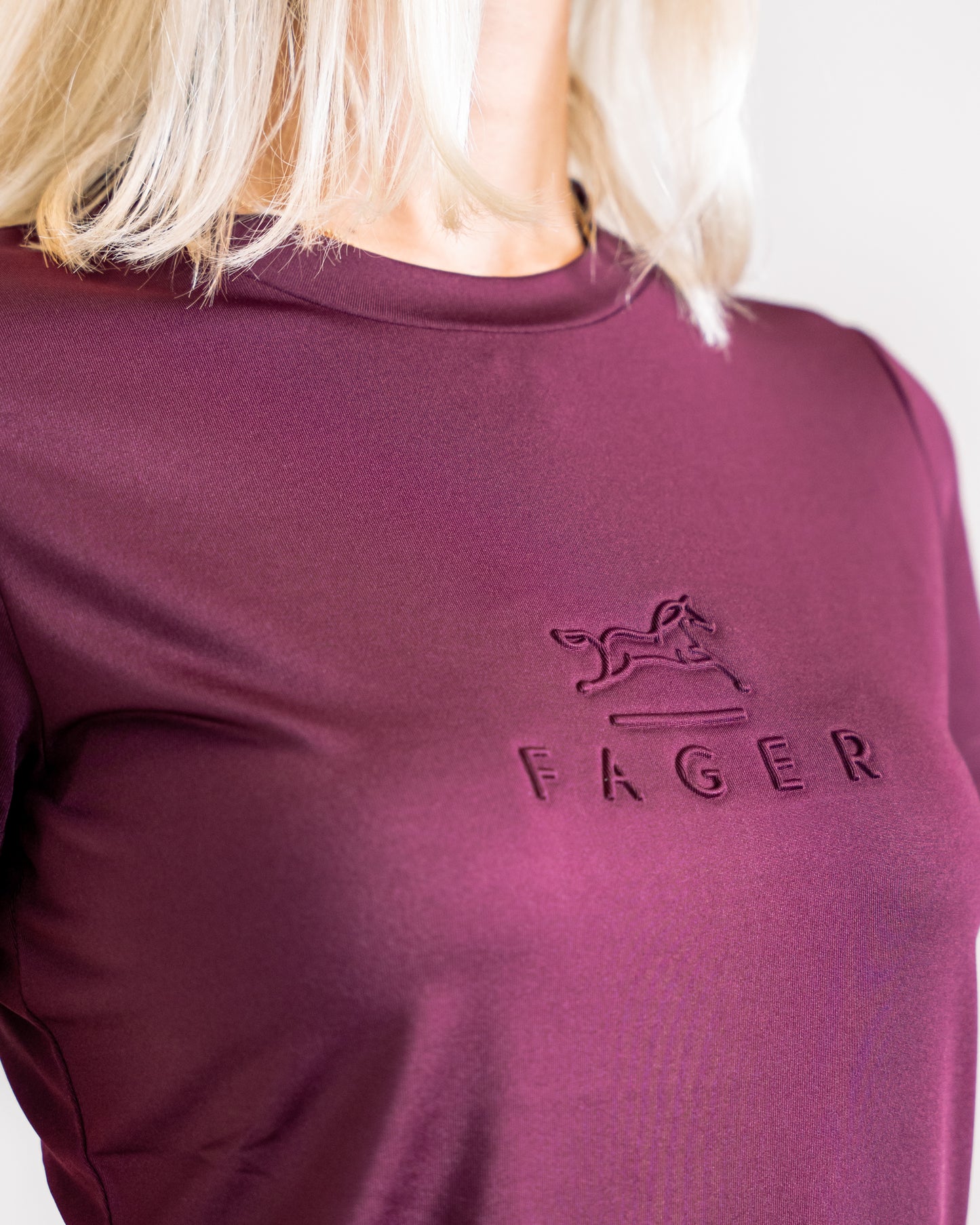 Fager Ida Long Sleeve T-Shirt Burgundy