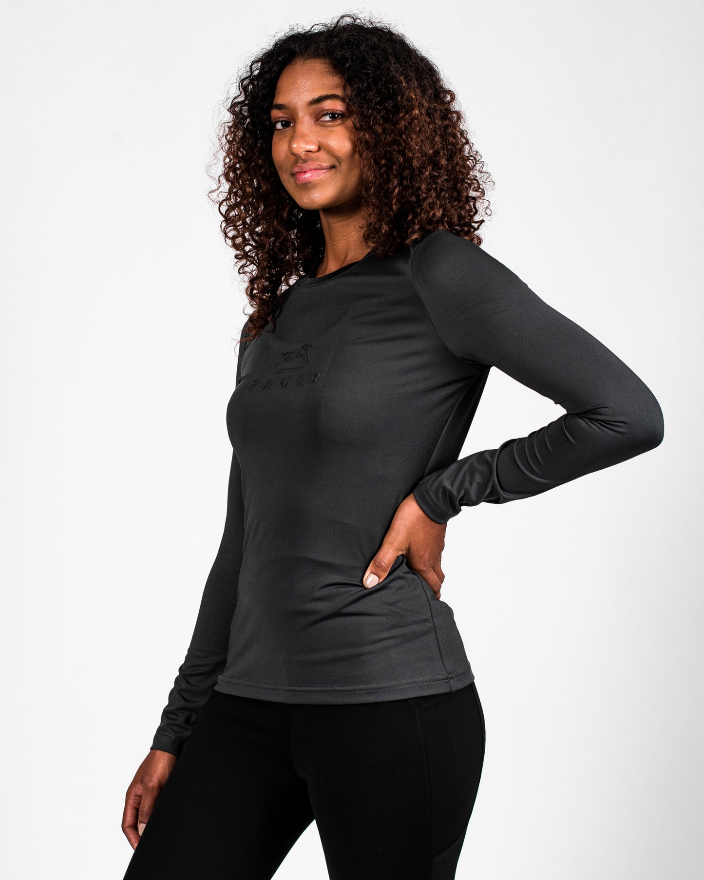 Fager Ida Long Sleeve T-Shirt Dark Grey