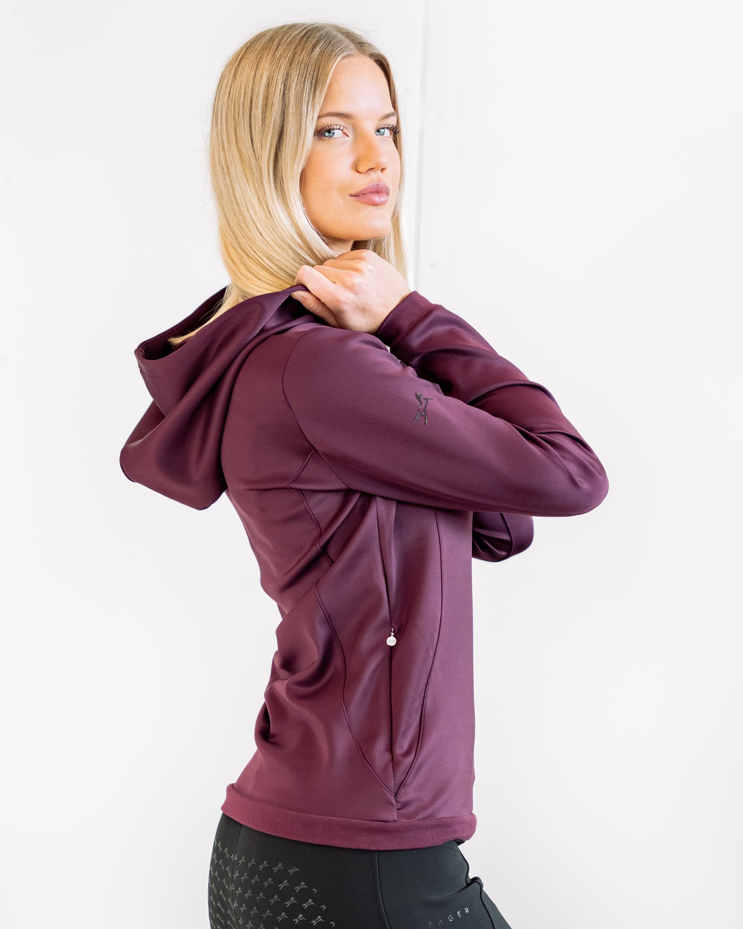 Fager Polly Hoodie Burgundy